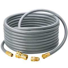 CALPOSE front view showing hose and fittings for easy grill connection