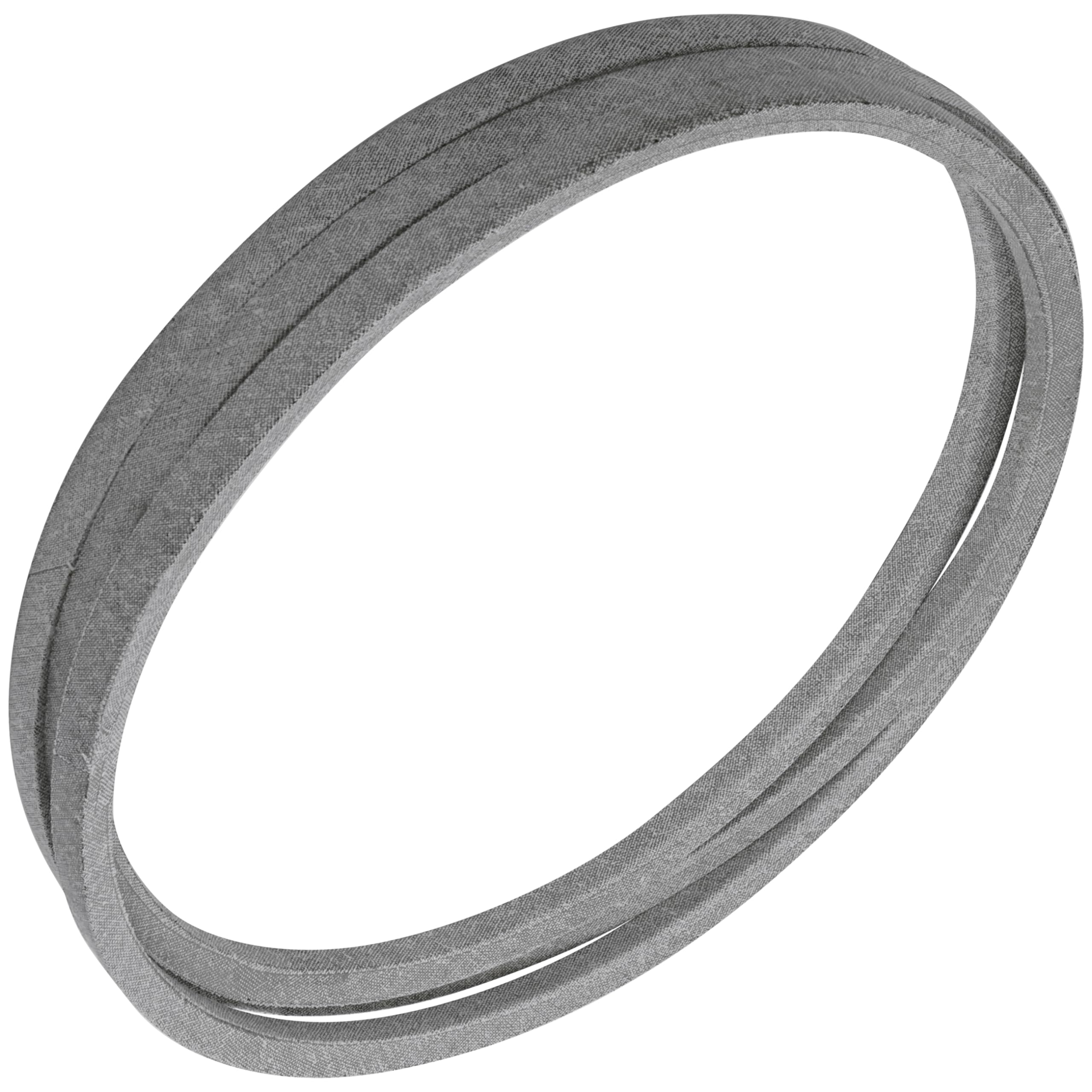 Caltric belt seated on mower pulley highlighting engagement and reliability