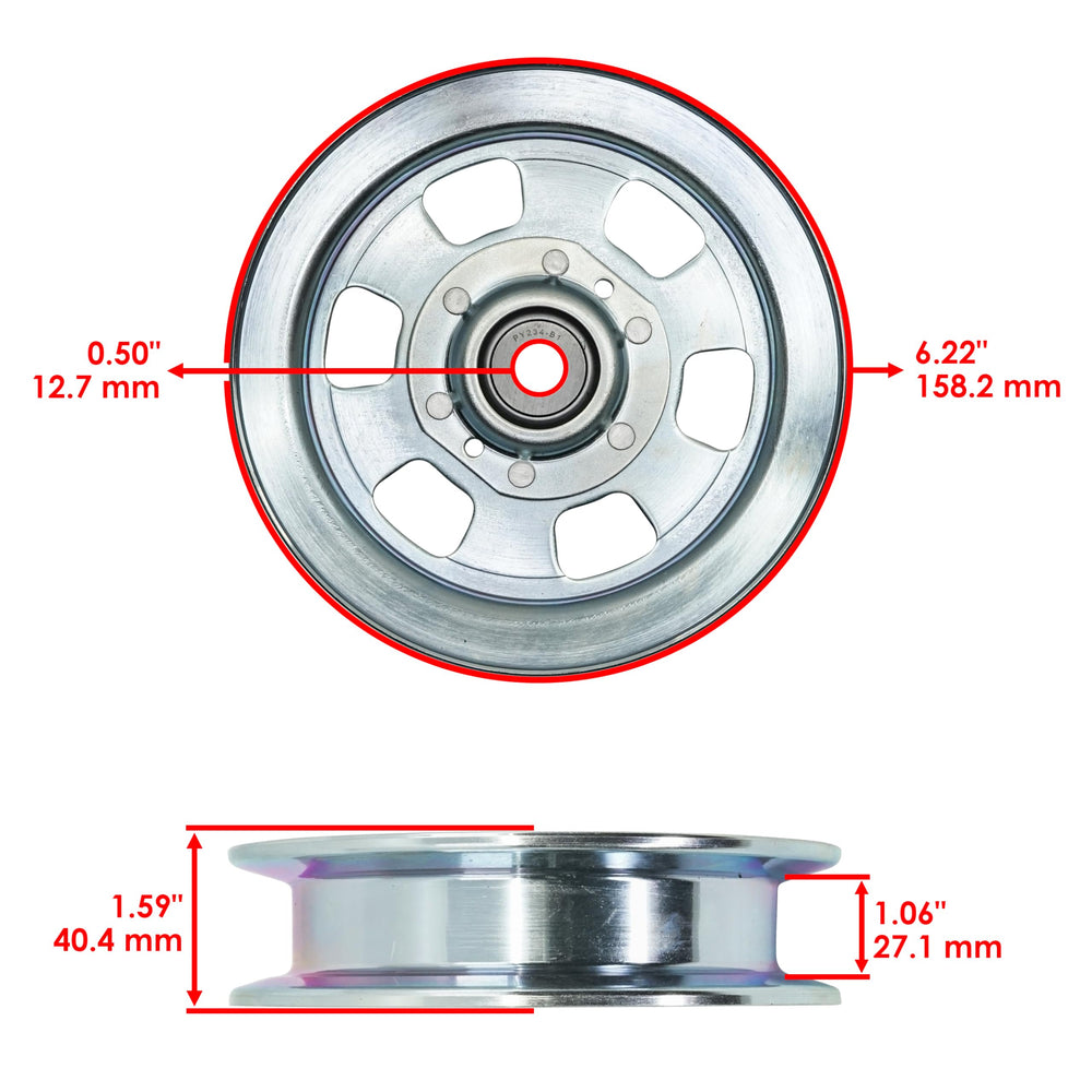 Caltric close-up bearing detail highlighting smooth rotation and reliability