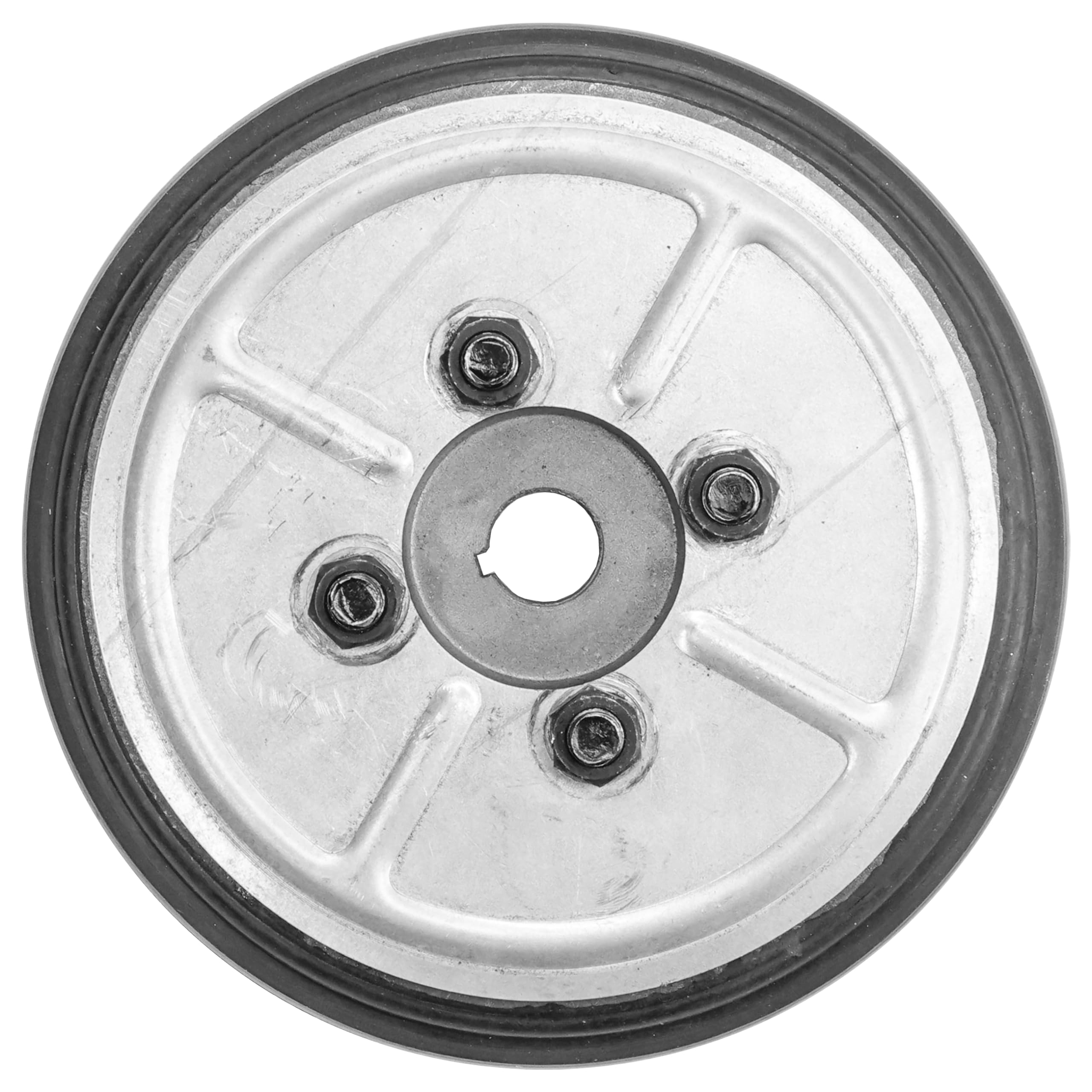 Caltric clutch disc spline detail showing precise fit to transmission