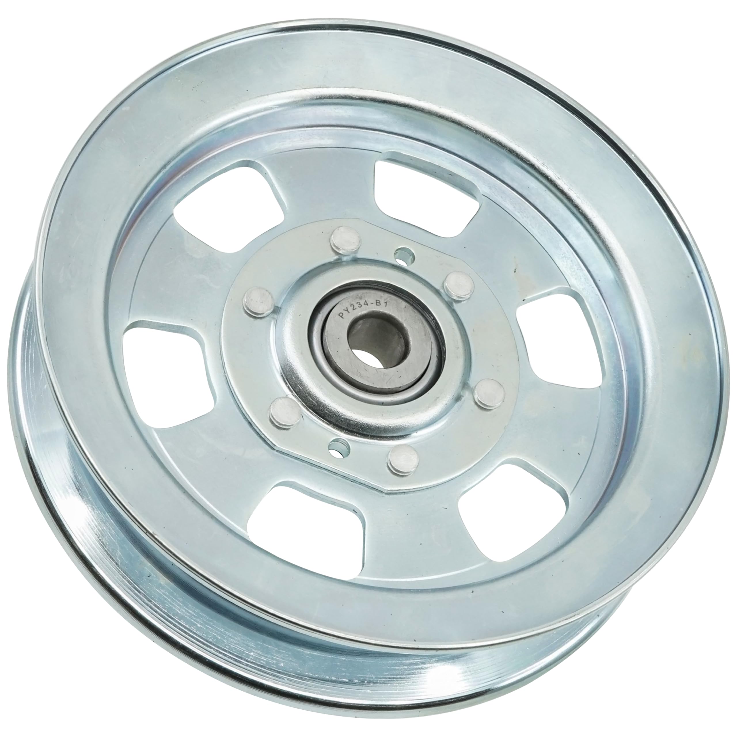 Caltric front view pulley showing profile and fit for easy replacement