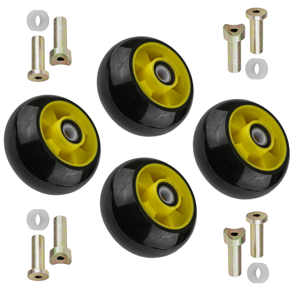 Caltric front view wheel assembly showing smooth roll and stability