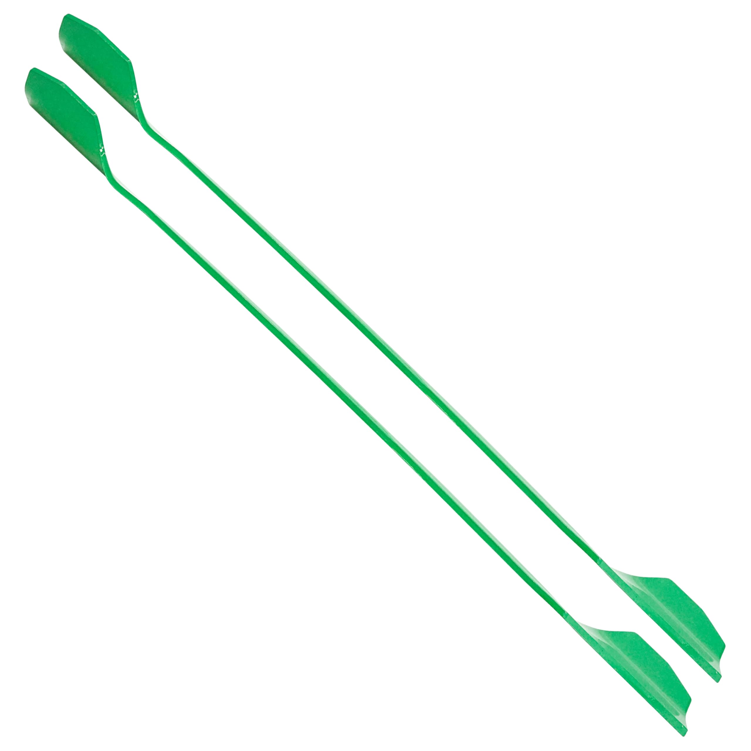 Caltric blade beside measuring tape showing 42-inch scale for accurate replacement