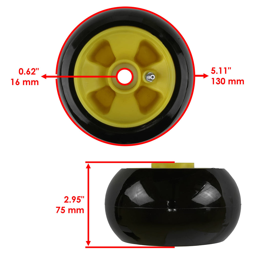 Caltric side profile with dimensions for correct John Deere fitment