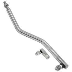 Caltric steering drag link front view showing robust construction and improved steering control