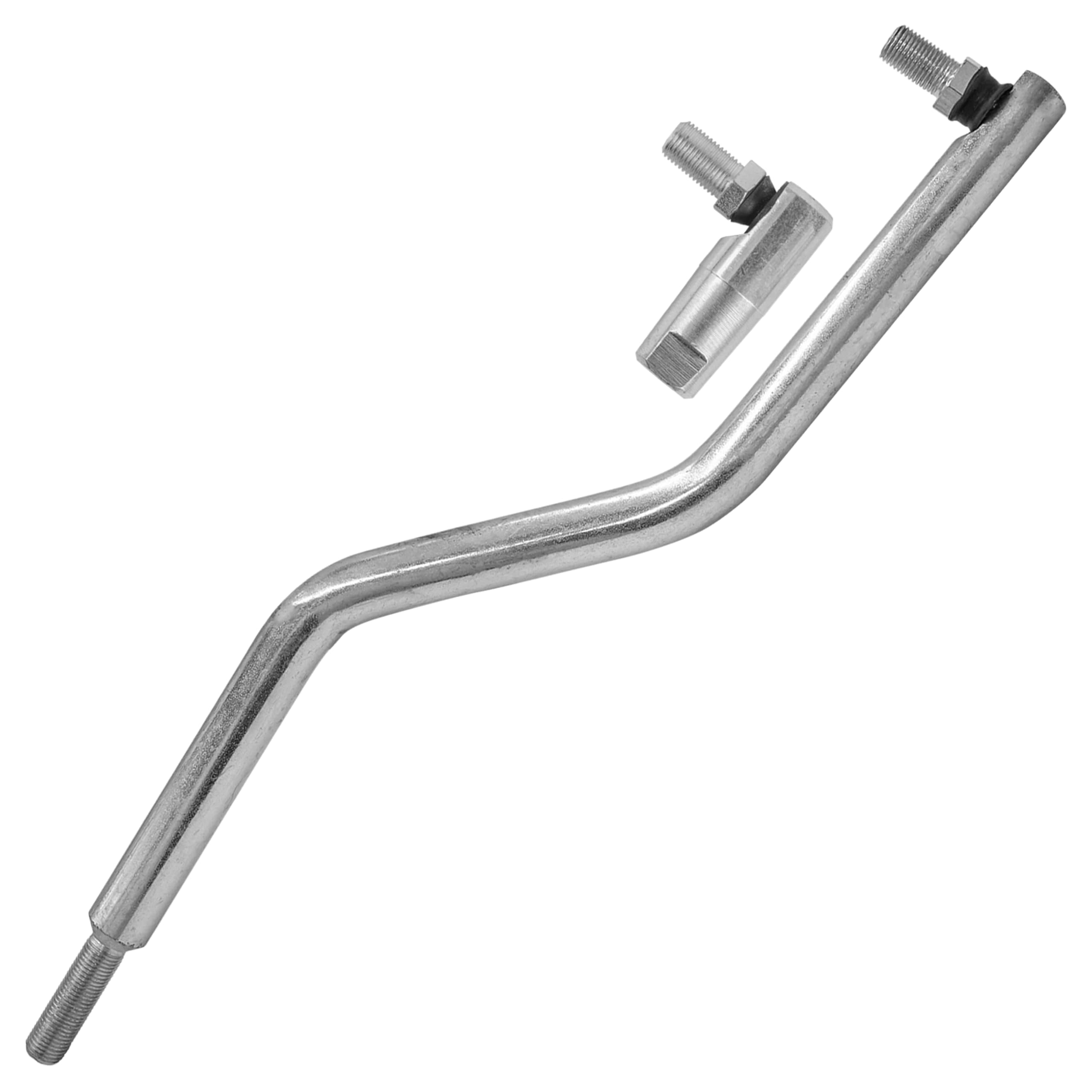 Caltric drag link beside measuring tape showing correct length for accurate fitment