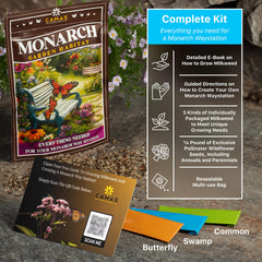 CAMAS POLLINATOR SUPPLY CO. close-up milkweed seeds for better germination