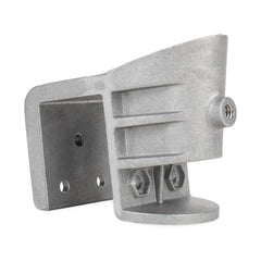 Camco front view of flagpole mount showing secure clamping benefit