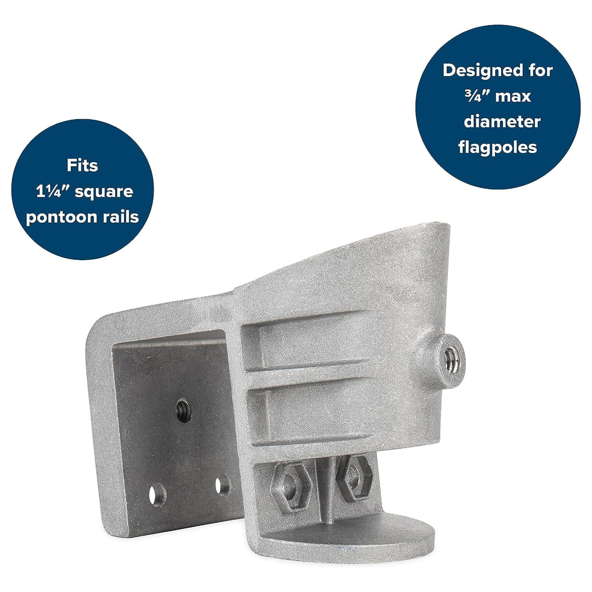 Camco close-up of aluminum mount detail for durable corrosion resistance