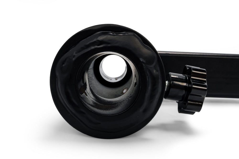 Camco side profile illustrating 35-inch extension for clearance benefit