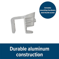 Camco thumb screw detail providing quick tool-free tightening benefit