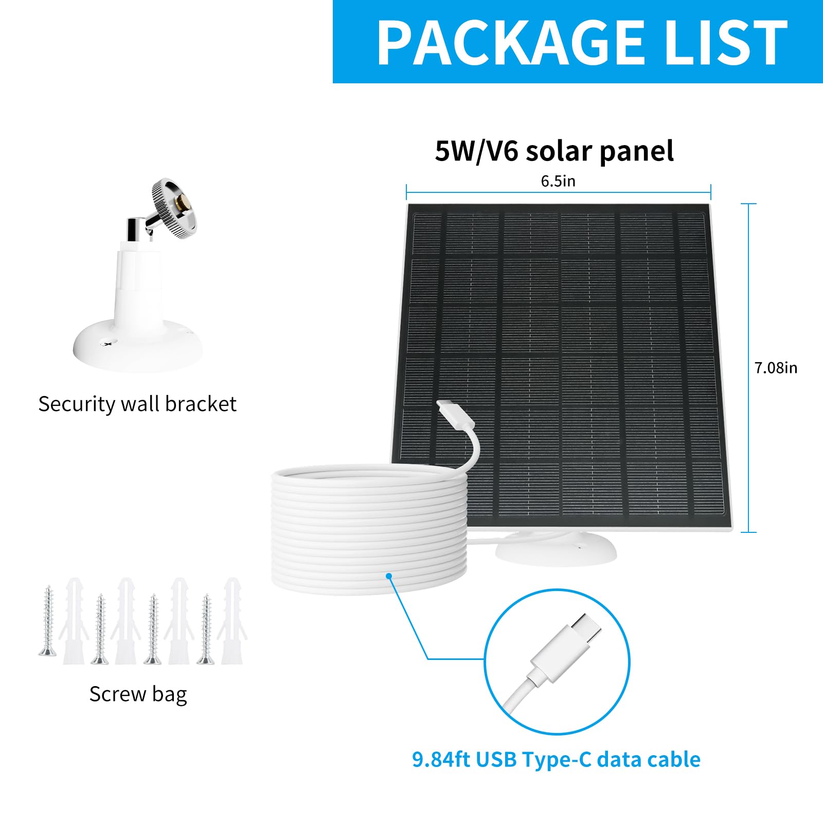 Camii lifestyle garden security setup showing panel powering camera for continuous monitoring