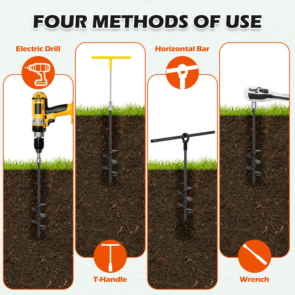 Camitlli installed anchor in ground showing true-to-size stability benefit
