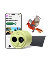 Camojojo Hibird front view showing camera body and lens for clear backyard footage
