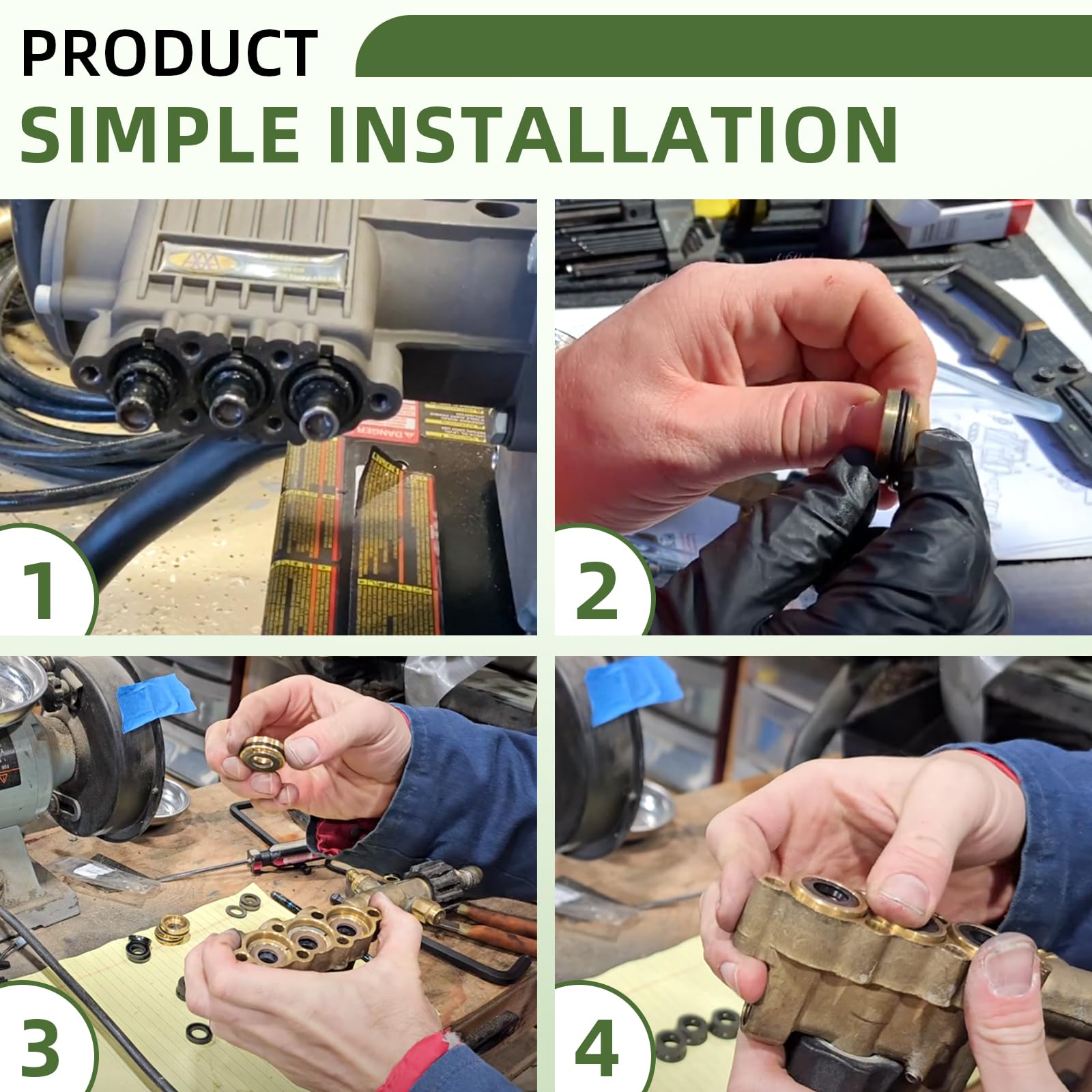 CAMOLIKOS kit on workbench during DIY installation showing quick, user-friendly repair