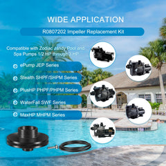 Camoo impeller close-up of blades highlighting durability and flow