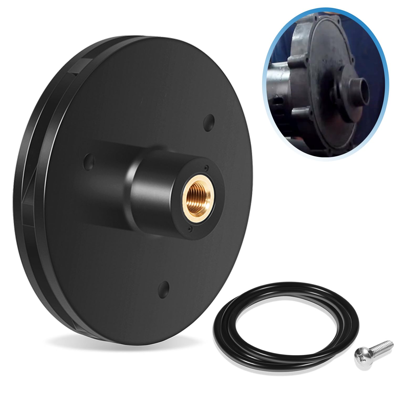 Camoo impeller front packaging showing complete replacement kit benefit