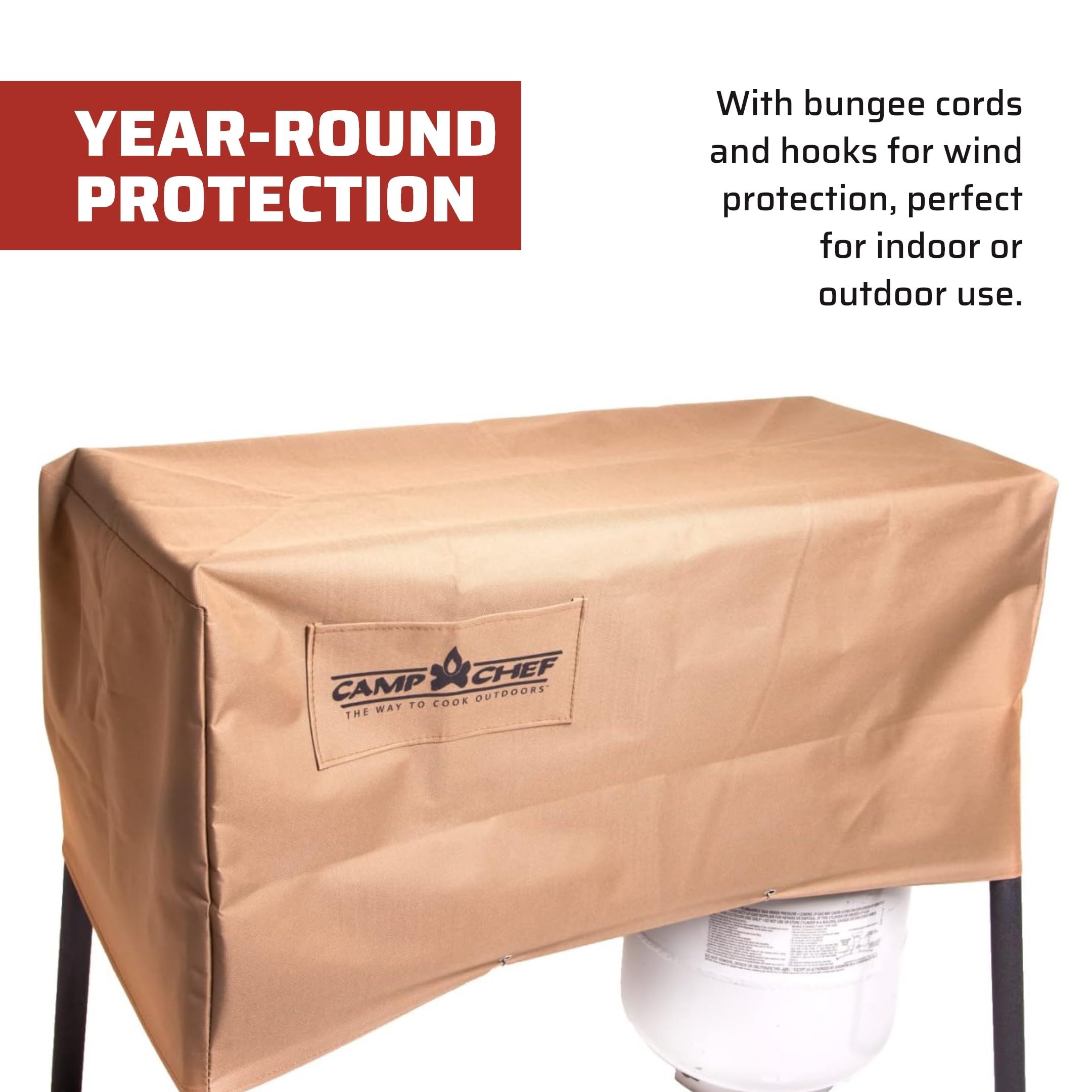 Camp Chef reinforced seam detail demonstrating long-lasting attachment strength