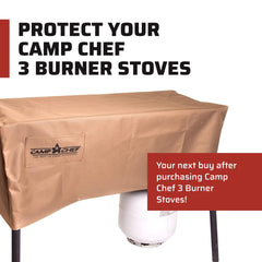 Camp Chef side profile showing secure seams and tailored fit benefit