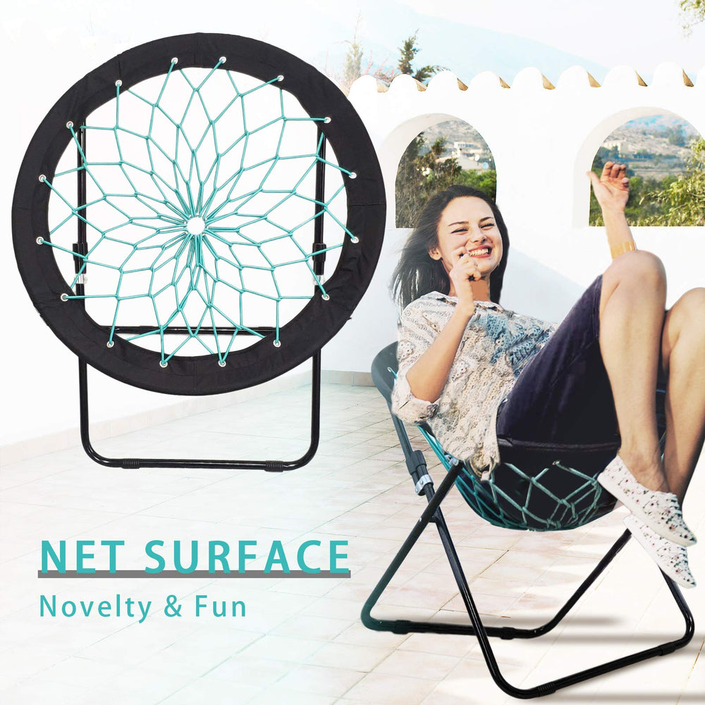 Camp Field person sitting in chair showing portable everyday comfort