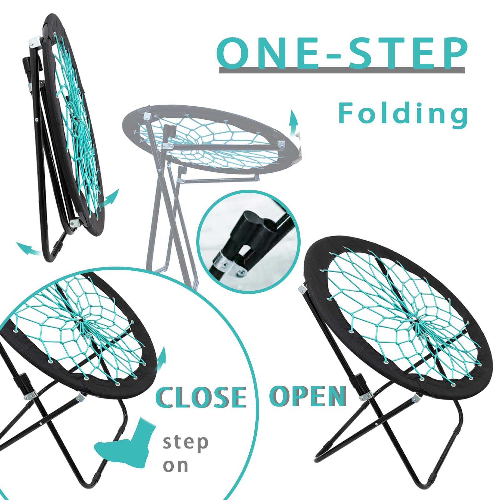 Camp Field seat close-up showing breathable texture and comfort