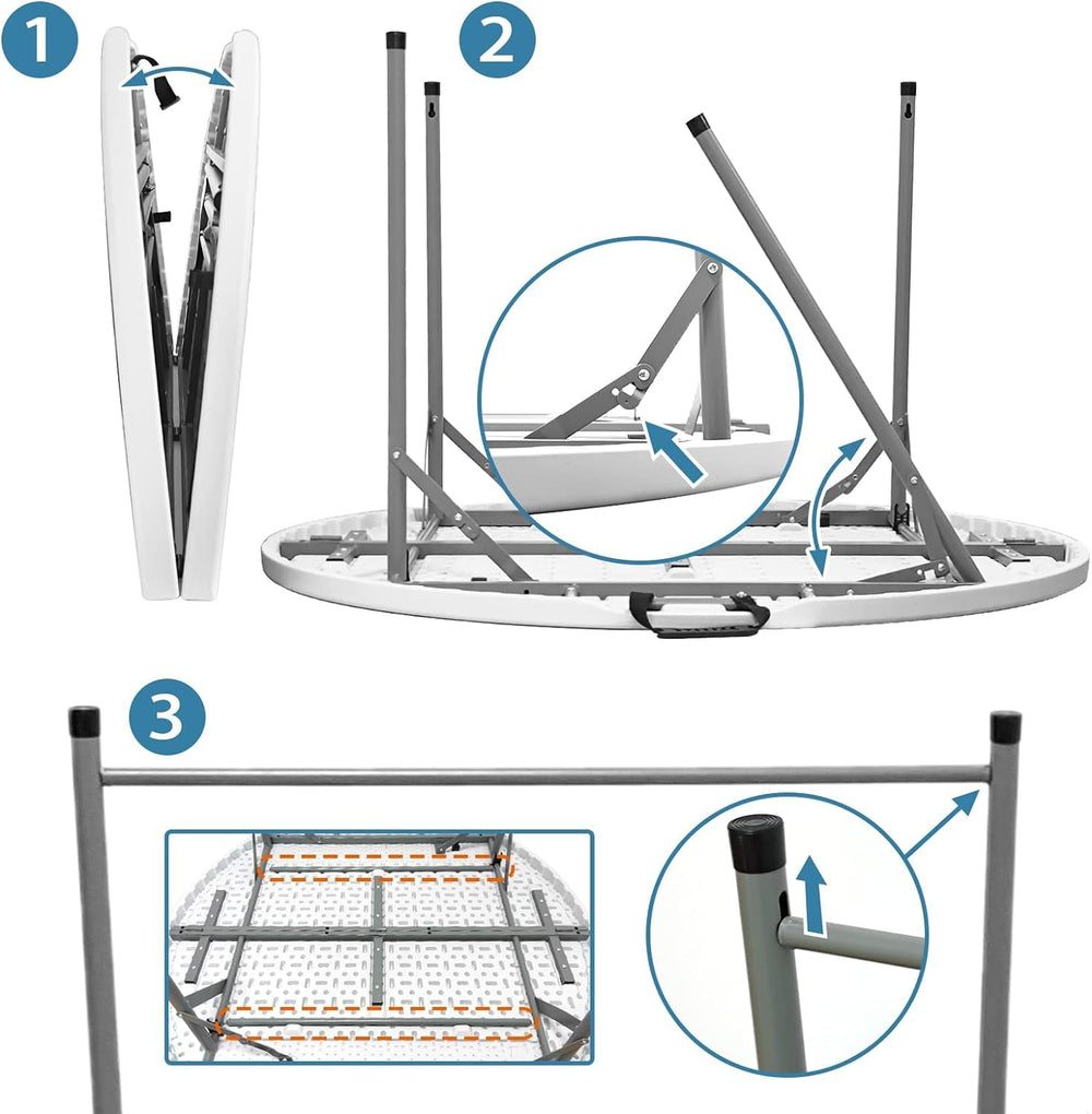 CAMP SOLUTIONS outdoor picnic setup demonstrating weather-resistant durability