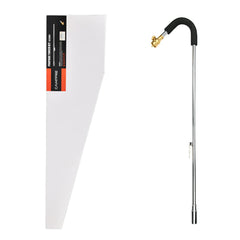 CAMPFIRE torch front view showing compact design and easy control benefit