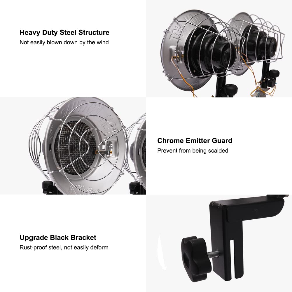 CAMPLUX controls and match-through ignition visible for simple manual lighting