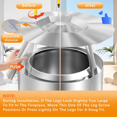 CAMUTKRY center disc detail highlighting fit and heat distribution benefit