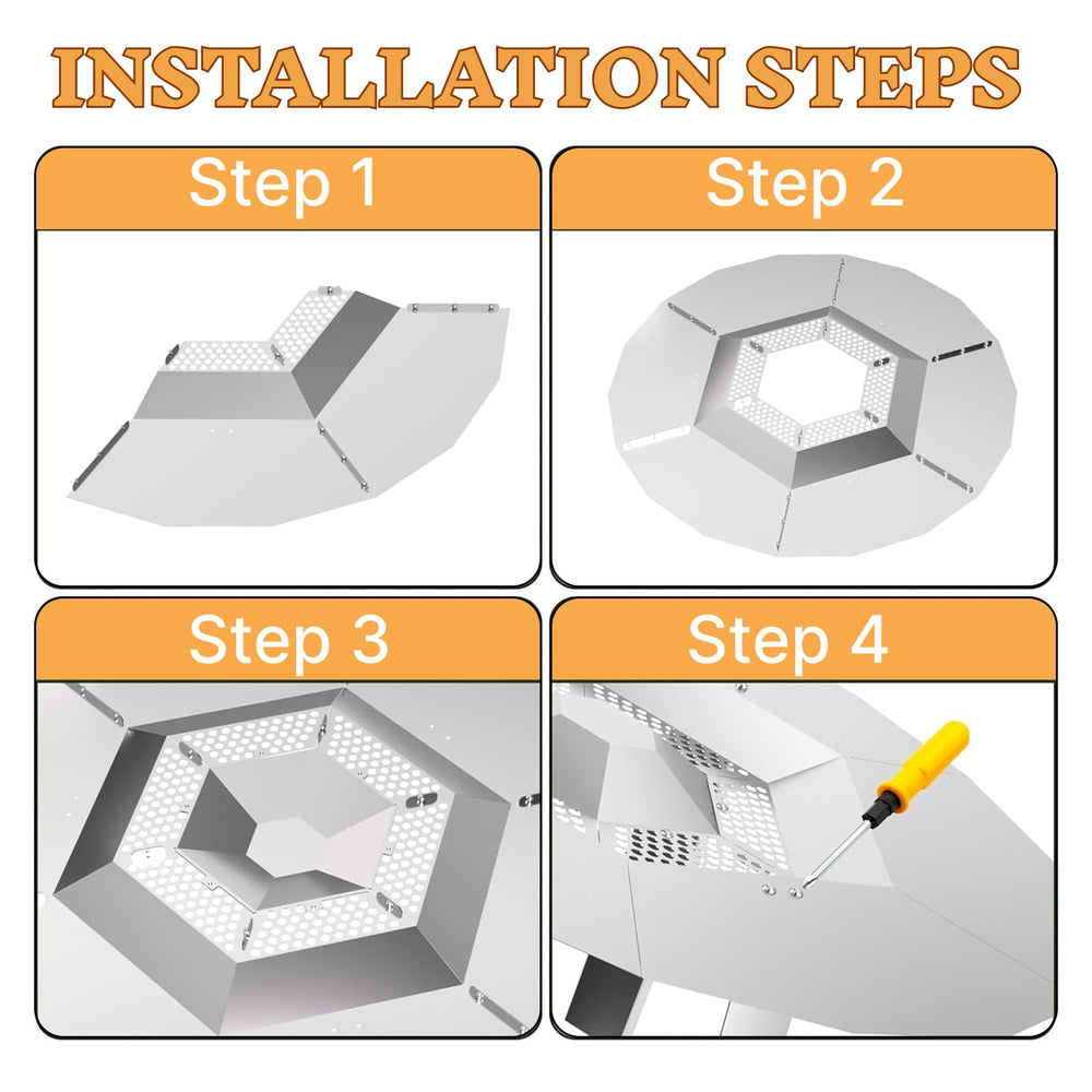 CAMUTKRY three detachable legs displayed for stability and simple installation benefit
