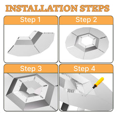 CAMUTKRY three detachable legs displayed for stability and simple installation benefit