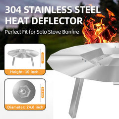 CAMUTKRY close-up of fan-shaped deflector plate surface, durable stainless benefit