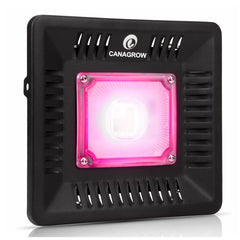 CANAGROW front view showing sealed COB lens for reliable outdoor lighting