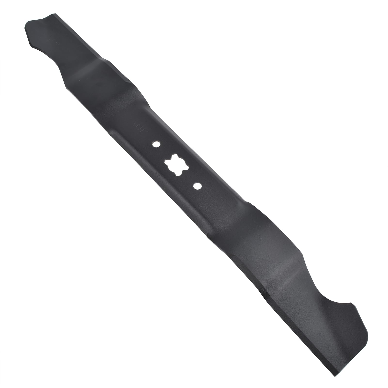 Cancanle blade installed on 20-inch deck improving bagging performance