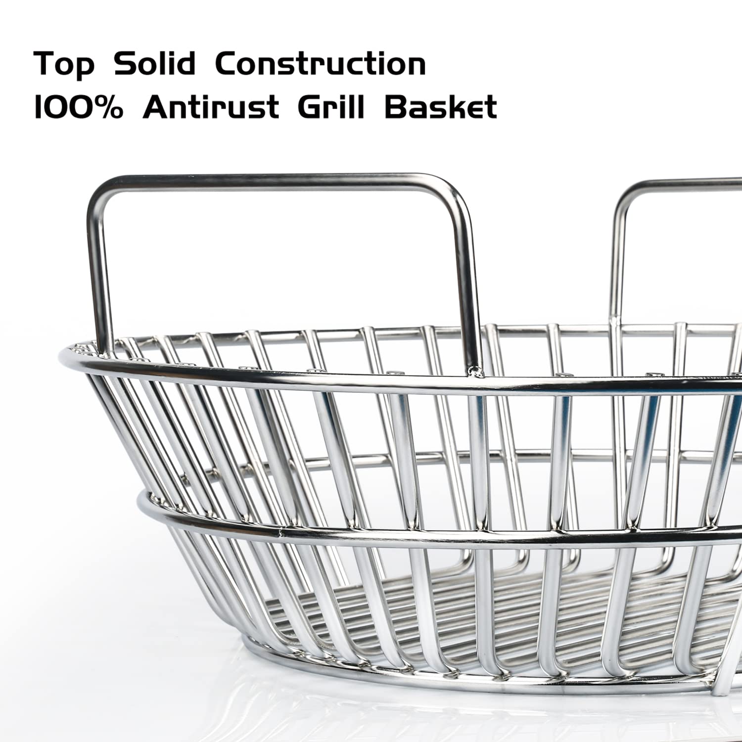 CANDANA basket installed in Big Green Egg demonstrating improved airflow
