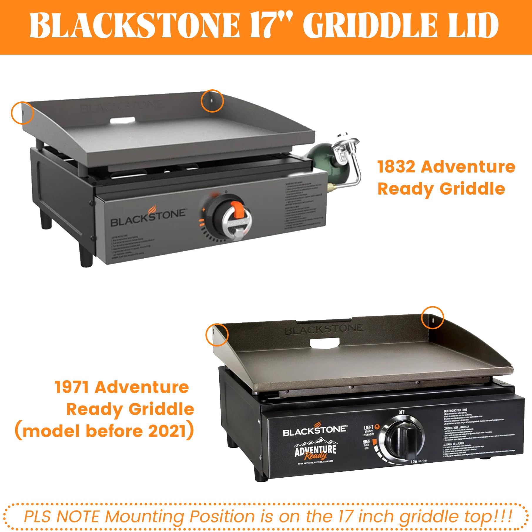 CANDANA on griddle for scale comparison demonstrating correct fit benefit