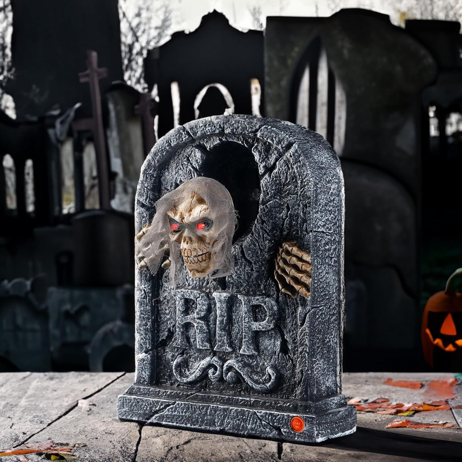 Candieslife packaged product with included animated tombstone for unboxing