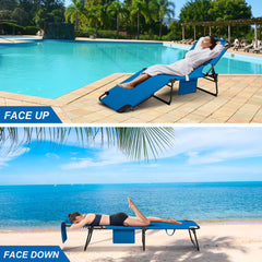 Candockway face hole with removable pillow for comfortable prone tanning