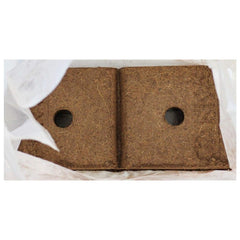 CANNA dry coir texture close-up highlighting natural fiber structure and aeration