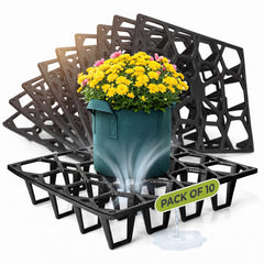 Cannrise front view showing stacked risers and versatile layout benefit