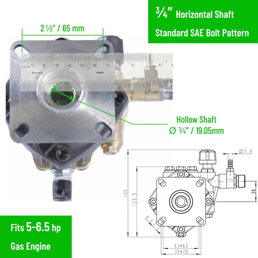 CANPUMP CH 2830 G ceramic-coated plunger detail demonstrating wear protection