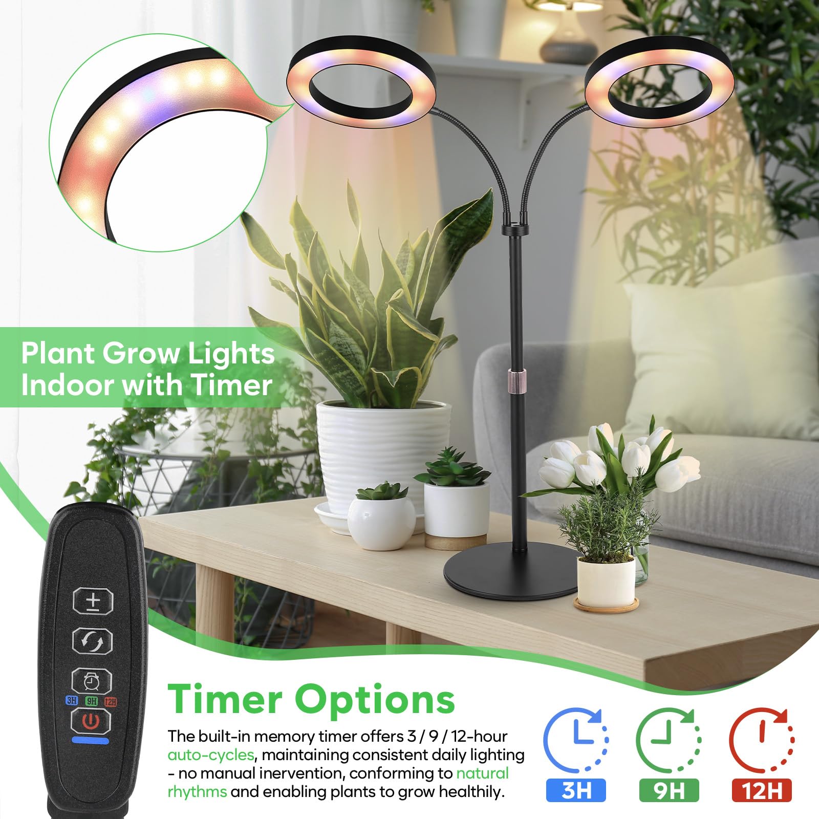 canvage flexible gooseneck bent to direct illumination, enables precise targeting benefit