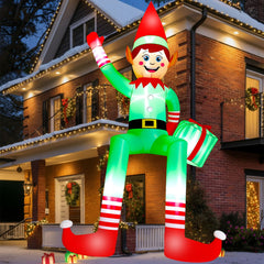Capoda elf front view showing festive scene and strong curb appeal