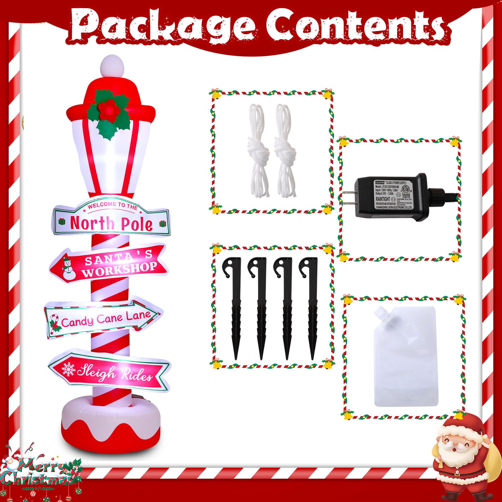 Capoda setup accessories including stakes ropes and cord for secure outdoor anchoring