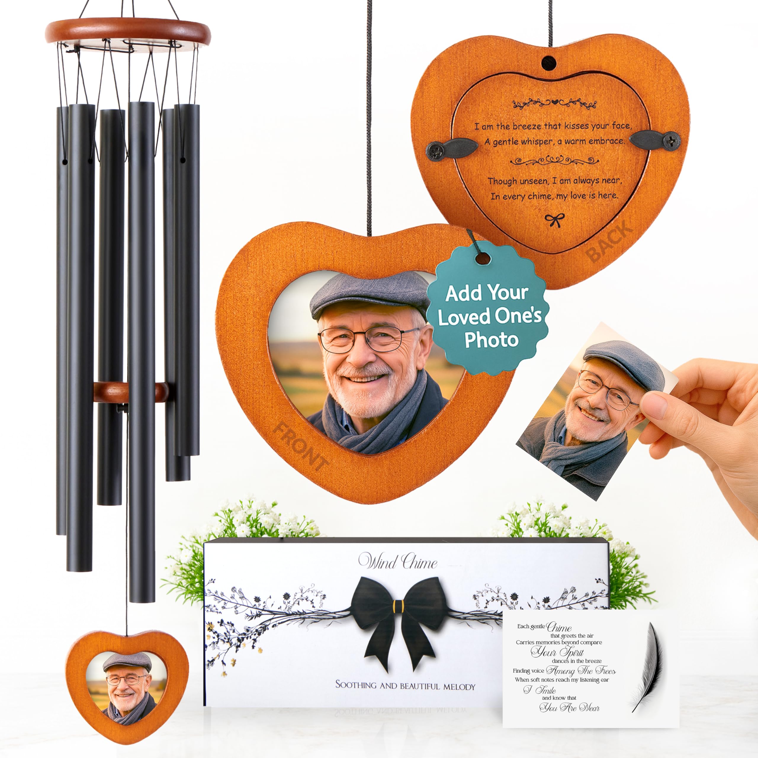 Captain Decor front packaging showing gift-ready memorial chime