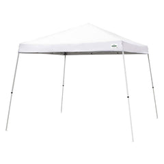 Caravan canopy legs at different height settings showing adjustable peak benefit