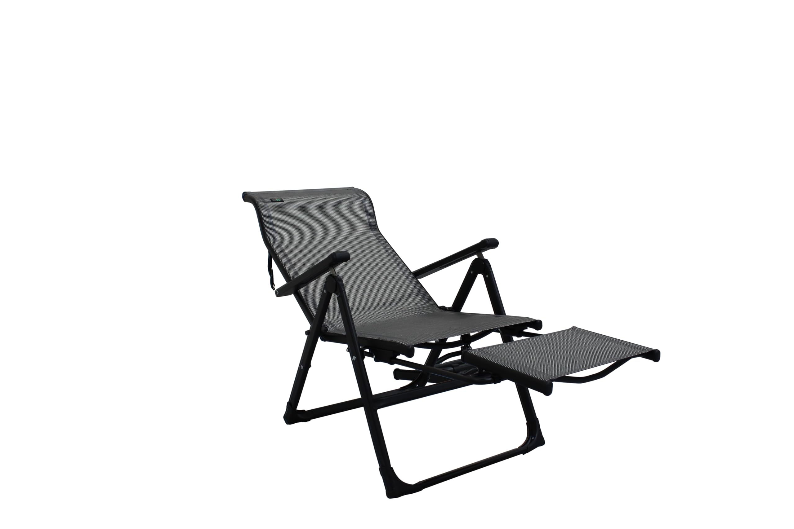 Caravan detailed flip-out footrest demonstrating leg support benefit