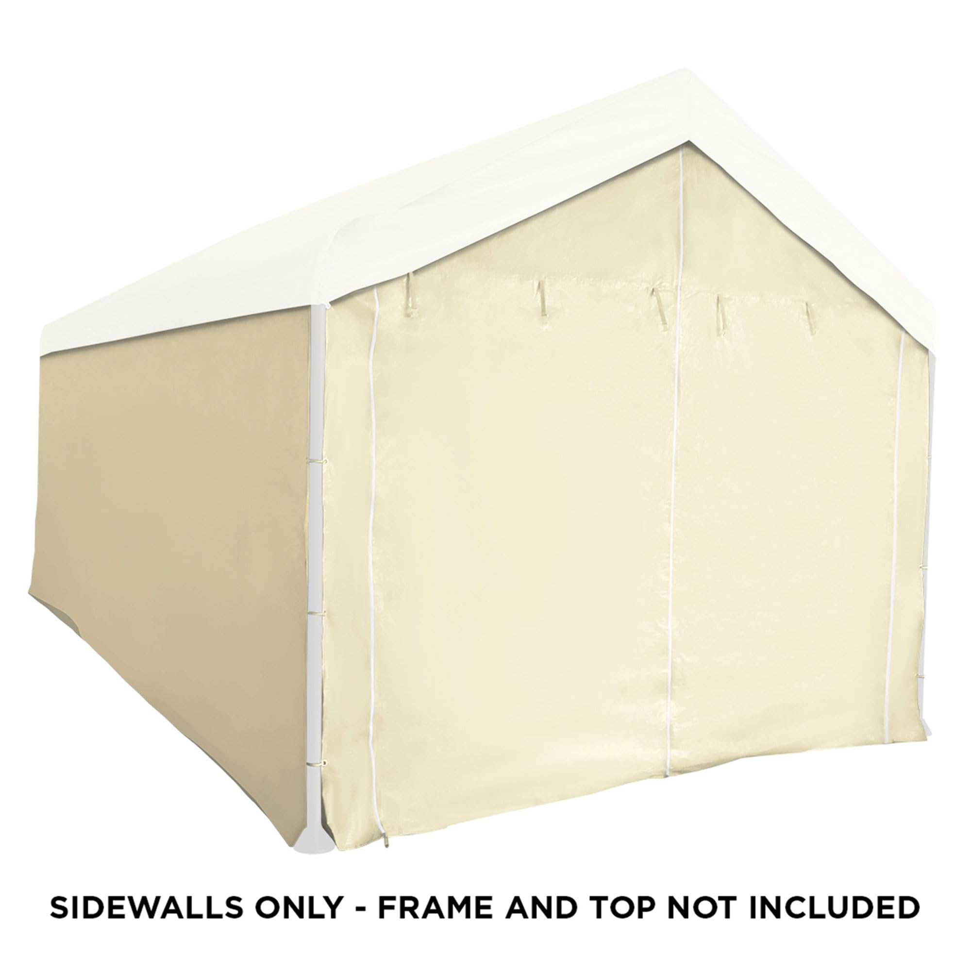 Caravan close-up of seam and stitching highlighting durable reinforcement