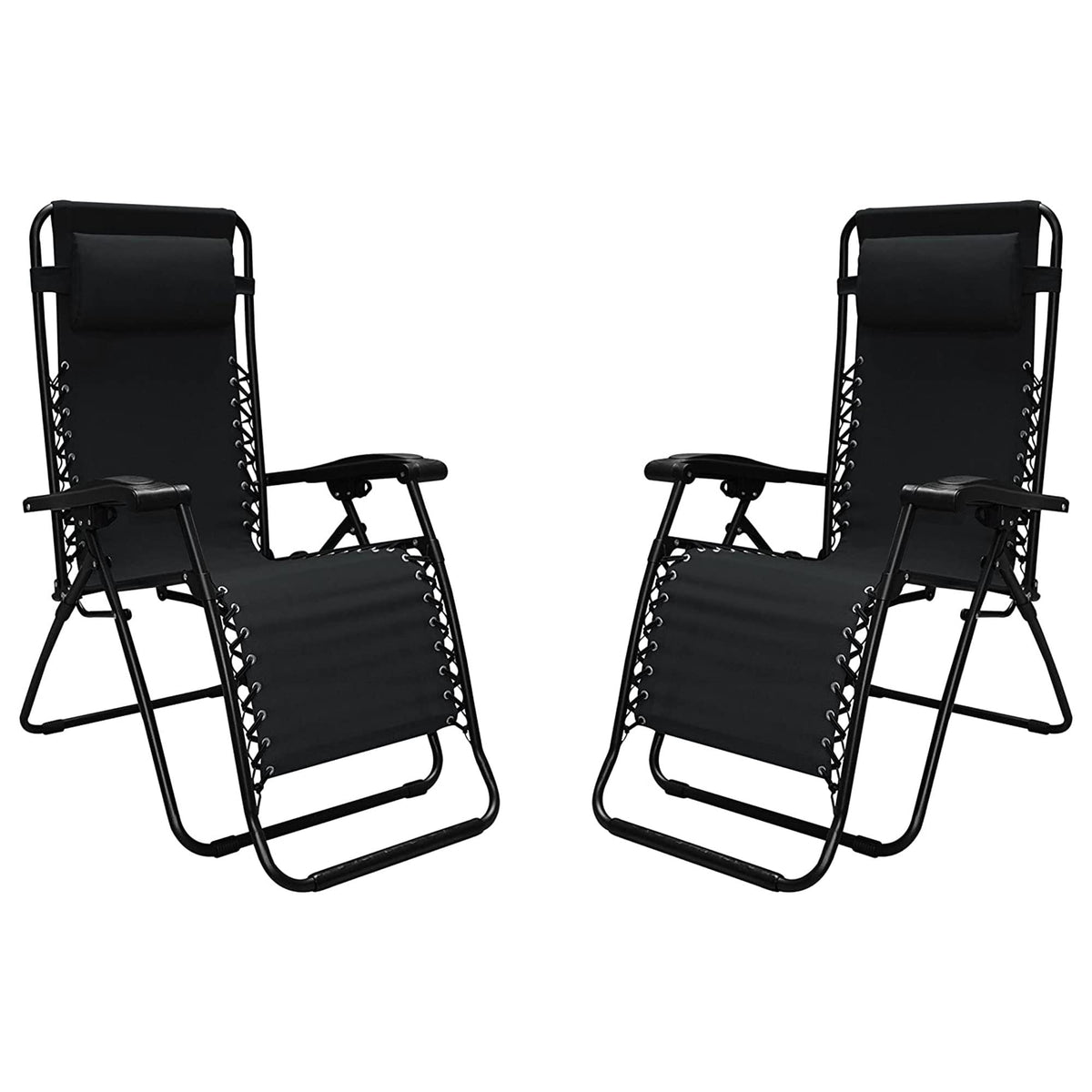 Caravan chair front view showing reclining comfort and sturdy build
