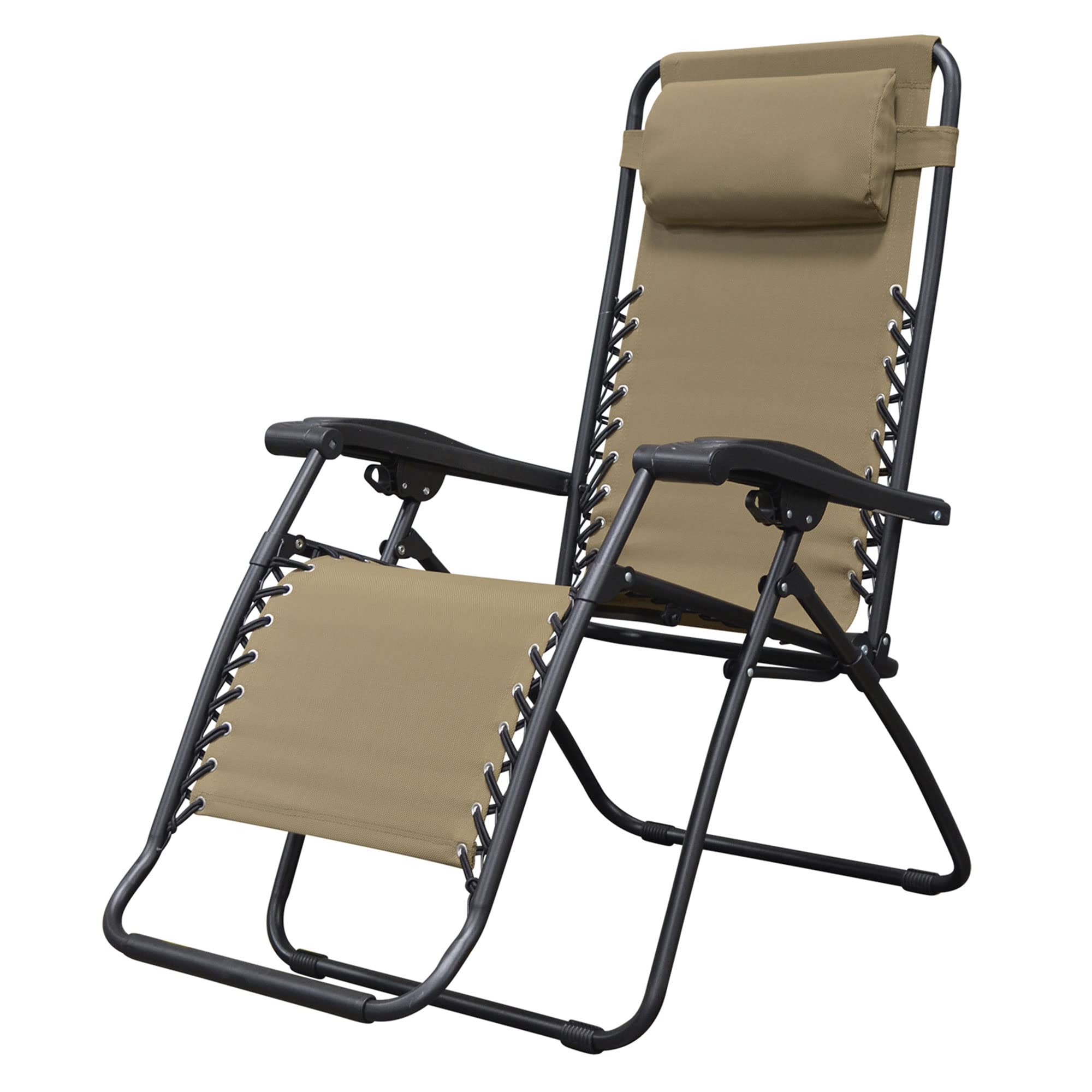 Caravan zero gravity front view showing full chair and comfort support